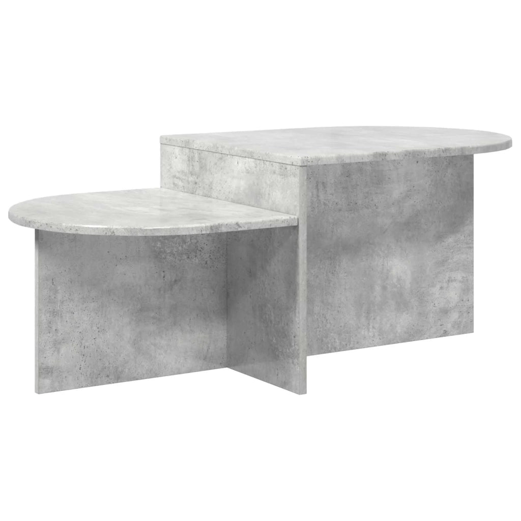 Tavolino da salotto Grigio Cemento 100 x 50 x 40 cm 8001049