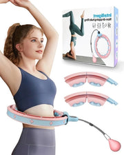 Fitness Hoop per Perdita di Peso con Regolazione di Velocità 2024, 410g, 112 cm, 360 Gradi