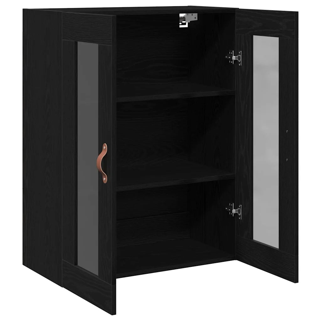 Armadietto a muro Rovere Nero 69,5 x 34 x 90 cm 862161