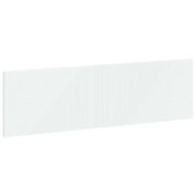 Testiera da Muro HAARLEM Bianco Legno ingegnerizzato 896935