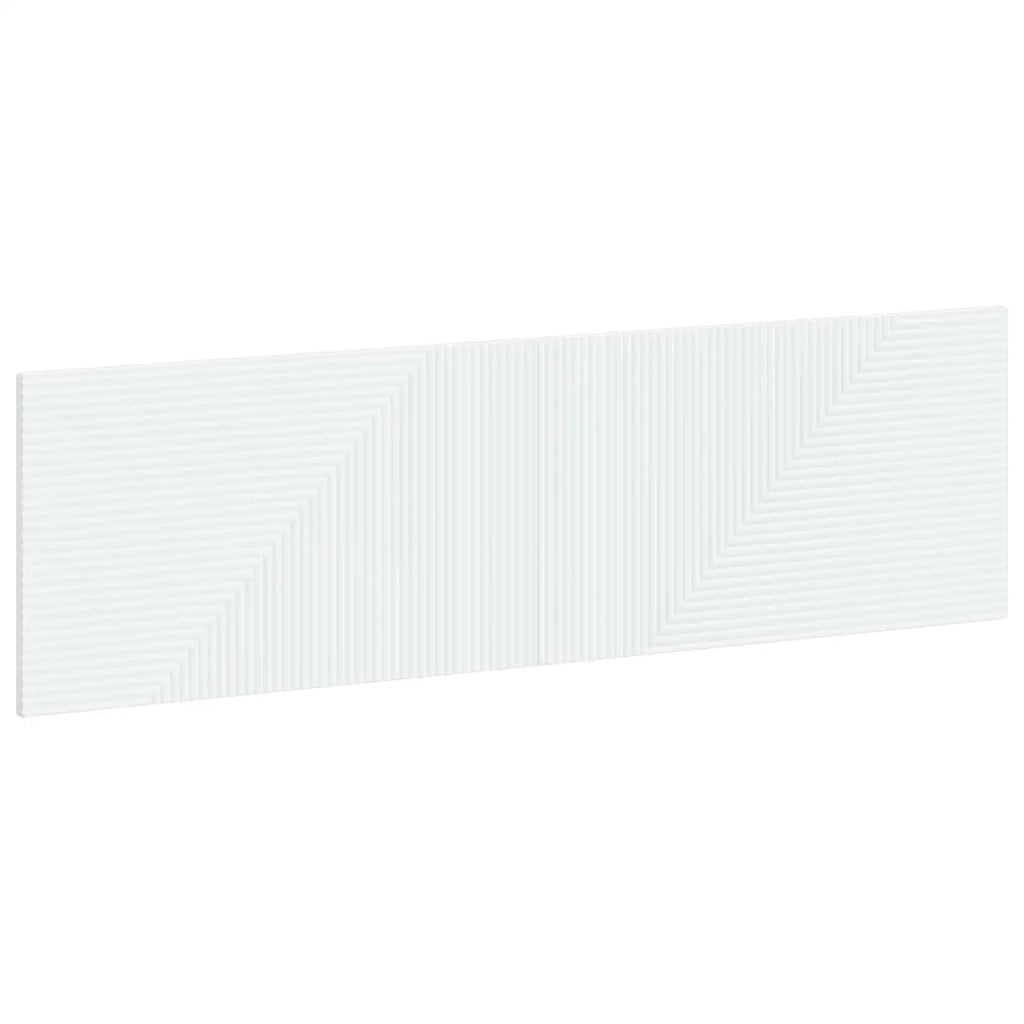 Testiera da Muro HAARLEM Bianco Legno ingegnerizzato 896935