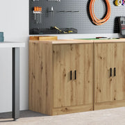 Armadietto per Garage in Rovere Artigianale 60x51x85 cm 860579