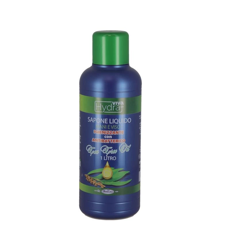 HYDRA VIVA SAPONE LIQUIDO ANTIBATTERICO RICARICA DA 1 LT CON TEA TREE OIL