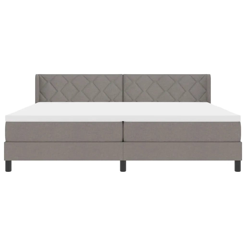 Letto a molle con testiera Talpa 200 x 200 cm Tessuto 3341192