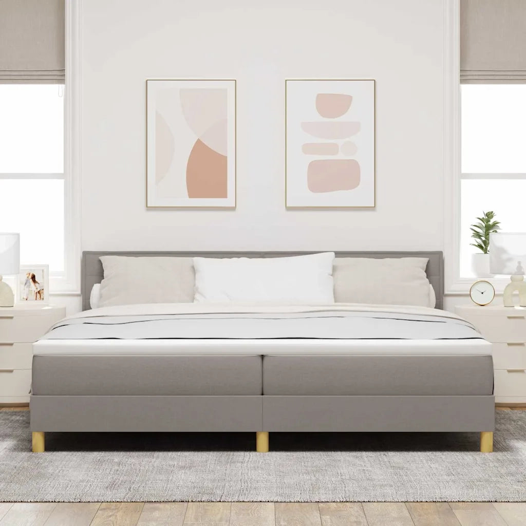 Letto a Sorgente LED con strisce LED Talpa 200 x 200 cm Tessuto 3342391