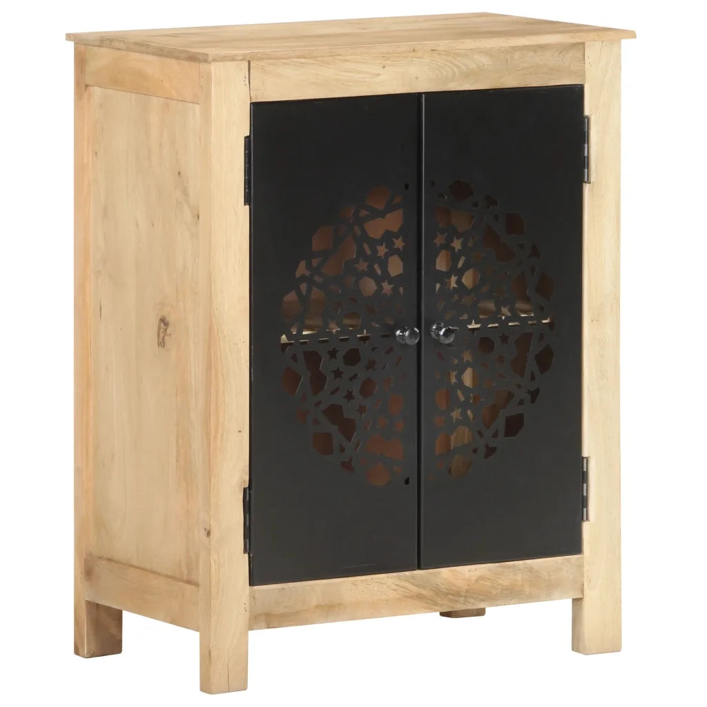 Credenza-Buffet-Armadio da cucina 60x35x75 cm in Legno Massello di Mango