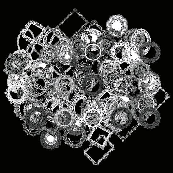 Etichette trasparenti 180 pezzi - acqua resistente - PET - scrapbooking - diverse misure - dimensioni flessibili