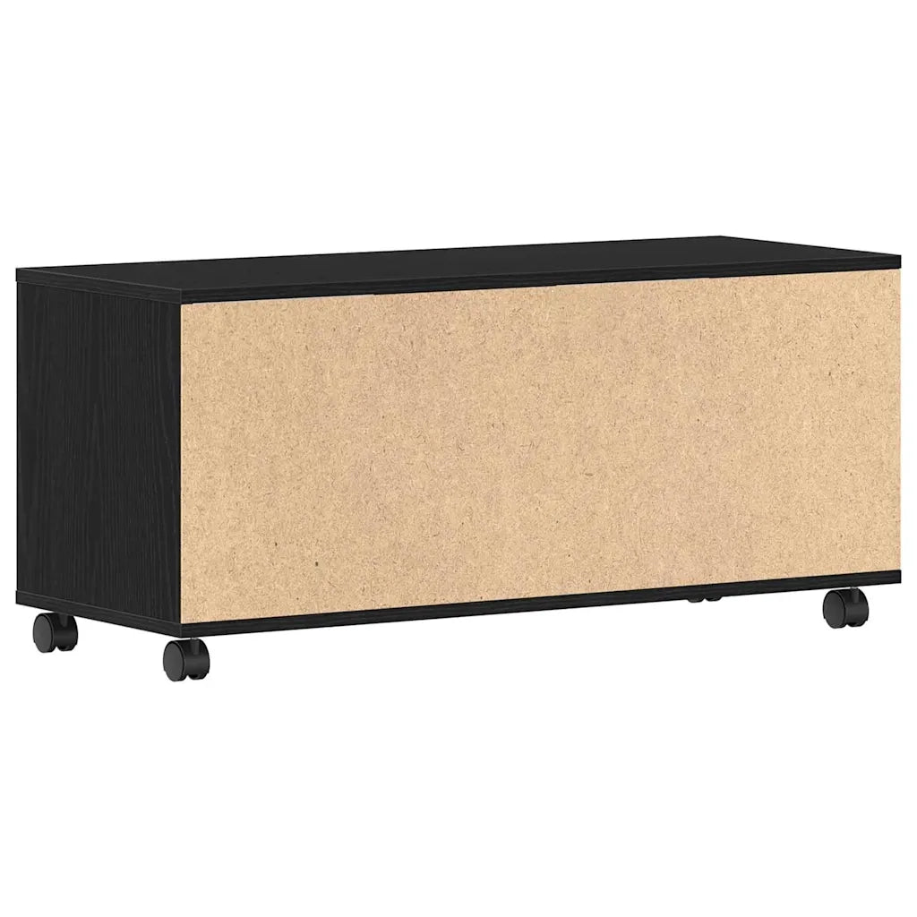 Mobile TV Nero 90 x 35 x 40.5 cm Legno multistrato 861981