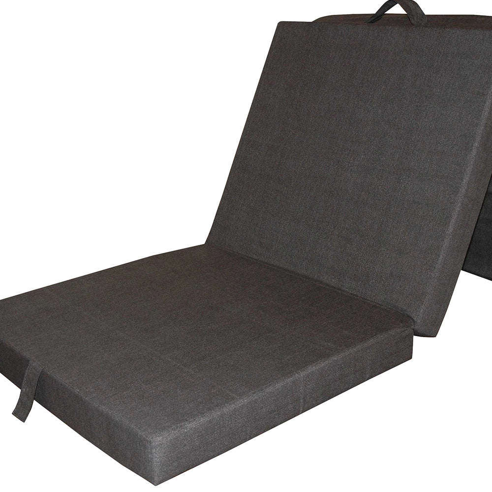 Vitalispa Materasso pieghevole Antracite 190 x 70 cm
