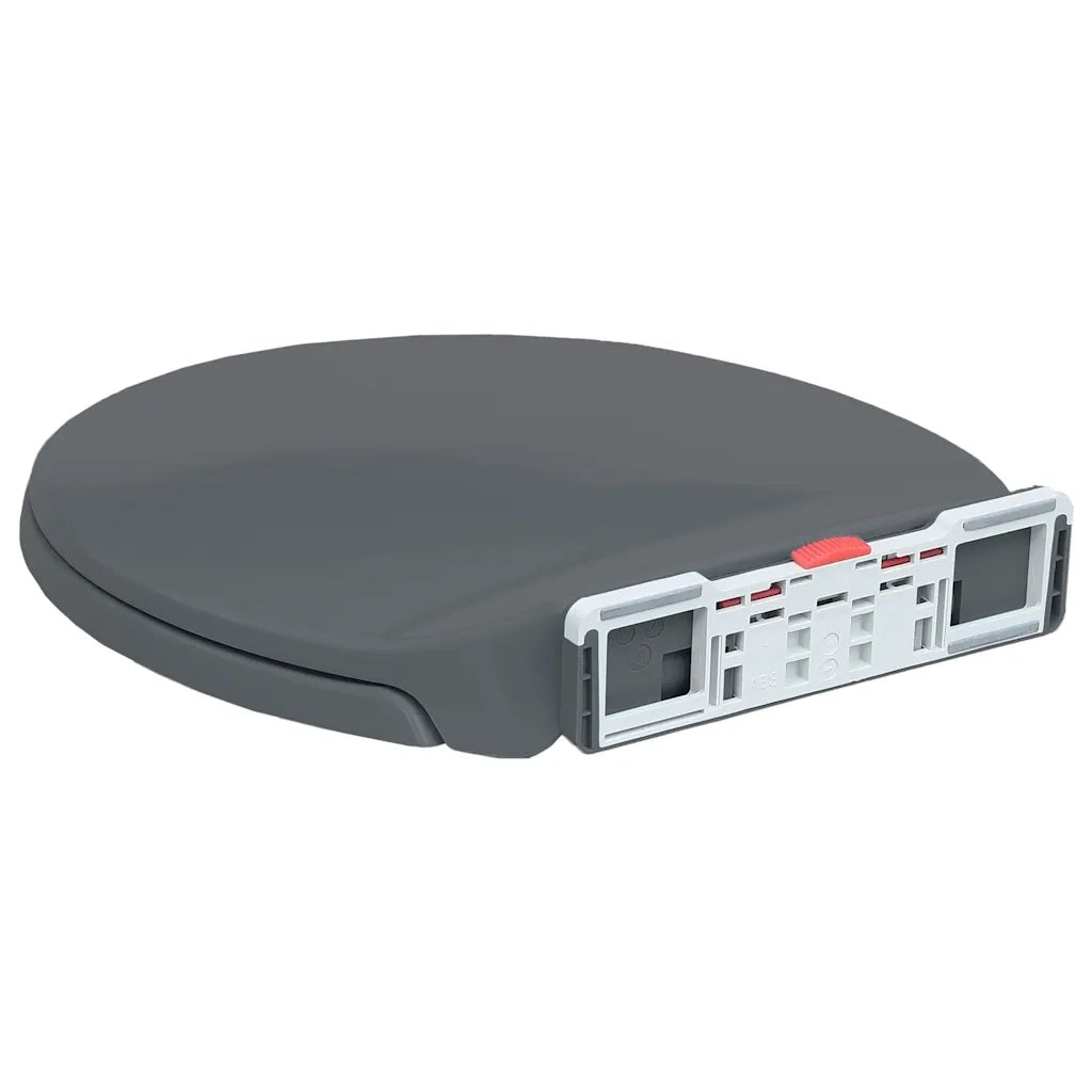 Copriwater Chiusura Ammortizzata e Sgancio Rapido Grigio Ovale CFW3311238