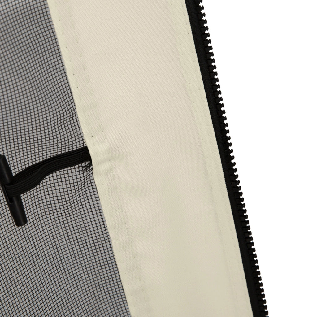 Zanzariera per Gazebo 3x3 4 Pareti con Cerniera ¨C zephmum ¨C Nero