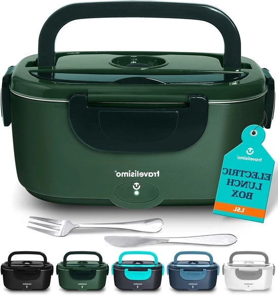 Lunch Box elettrico 80W 12/24/220V 15L contenitore alimentare in acciaio inossidabile portatile per auto, camion e lavoro