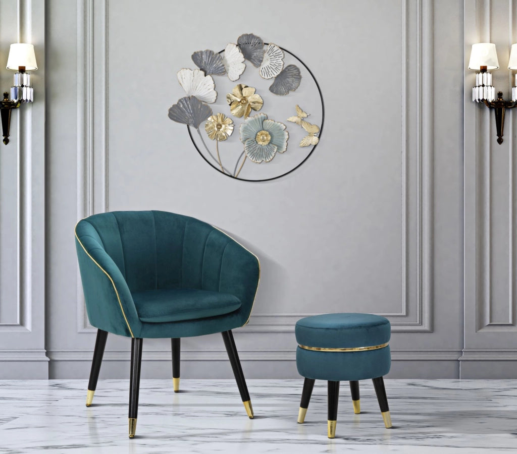 SGABELLO PARIS OTTANIO/GOLD CM � 35X40,5
