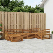 Set di divani da esterno 6 pcs Naturale