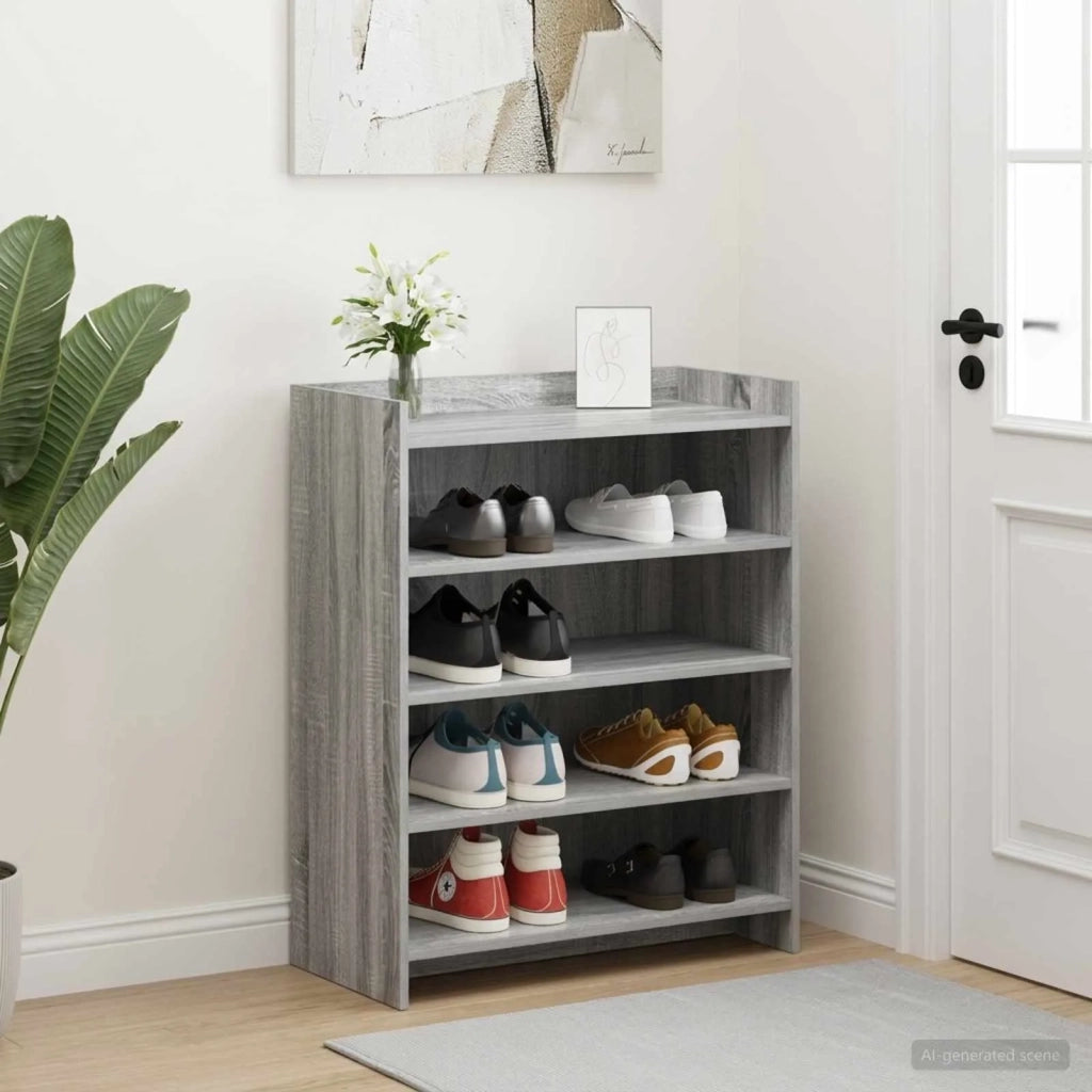 Mobile per scarpe Sonoma grigio 73,5 x 36 x 92 cm 8011320