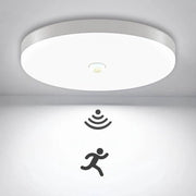 Lampada da soffitto LED con sensore di movimento 18W 6500K Bianco Adatta per balconi, corridoi, giardini, garage, scale interne