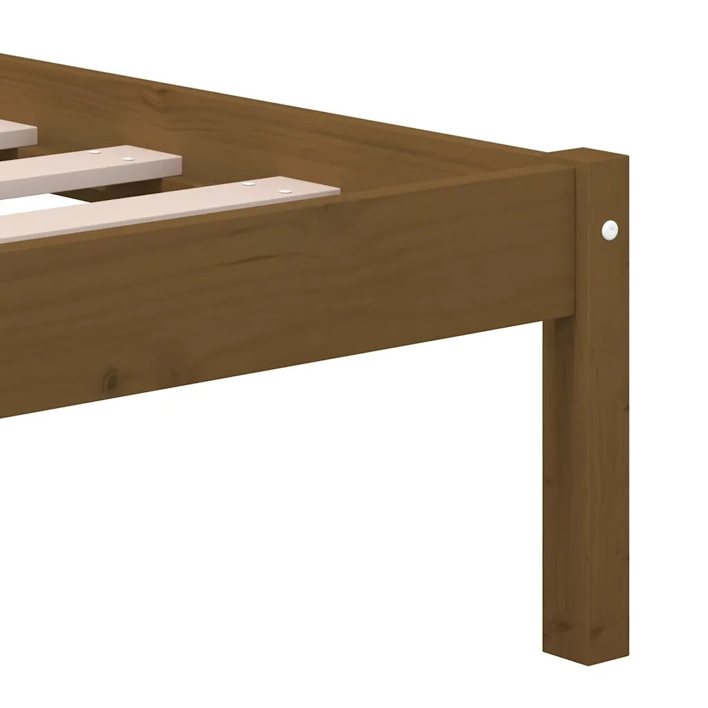 Giroletto Ambra senza Materasso in Legno di Pino 200x200 cm