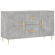 Buffet credenza cassettiera armadio mobile contenitore organizer per cucina soggiorno salotto 100 x 36 x 60 cm legno ingegnerizzato grigio 02_0031825