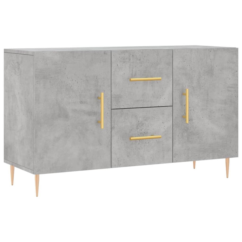 Buffet credenza cassettiera armadio mobile contenitore organizer per cucina soggiorno salotto 100 x 36 x 60 cm legno ingegnerizzato grigio 02_0031825