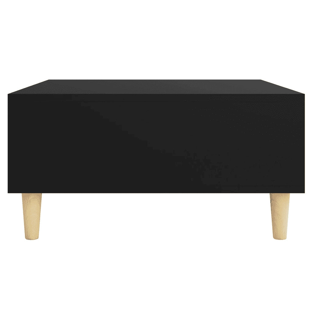 Tavolino da Salotto Nero 60x60x30 cm in Legno Multistrato 805978