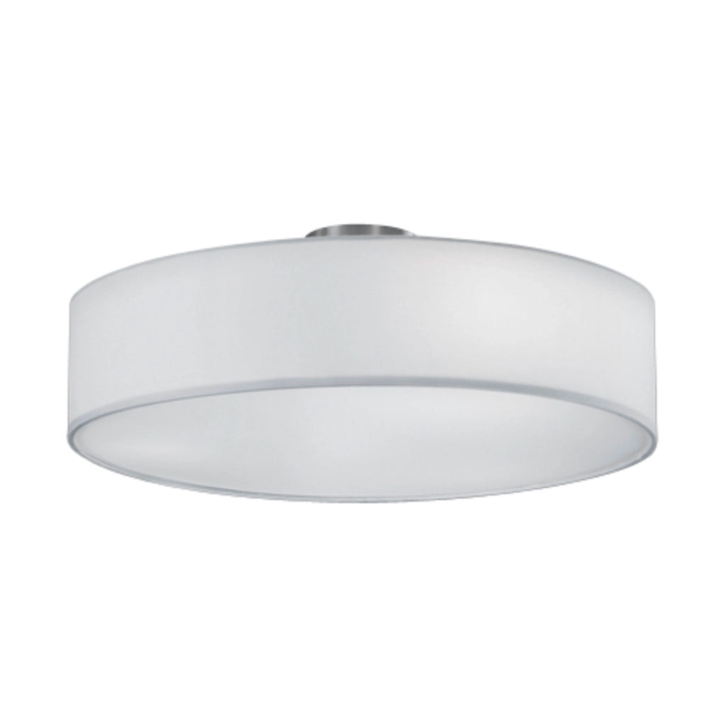 Plafoniera Trio HOTEL argento/bianco 50cm 3xE27 IP20