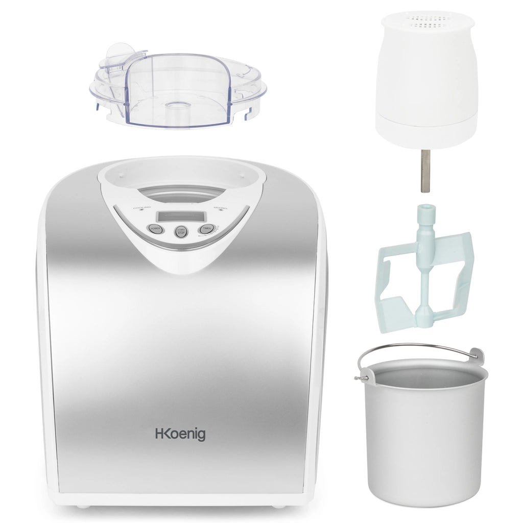 Gelatiera H.Koenig HF180 135W Argento