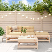 Set Salotto da Giardino 4 pz in Legno Massello di Pino 3186494