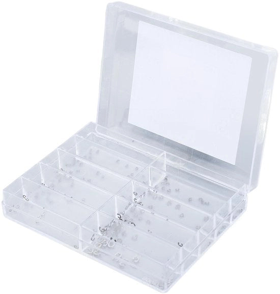 Set di Circlip 200 pezzi - 10 misure - Circlip in metallo