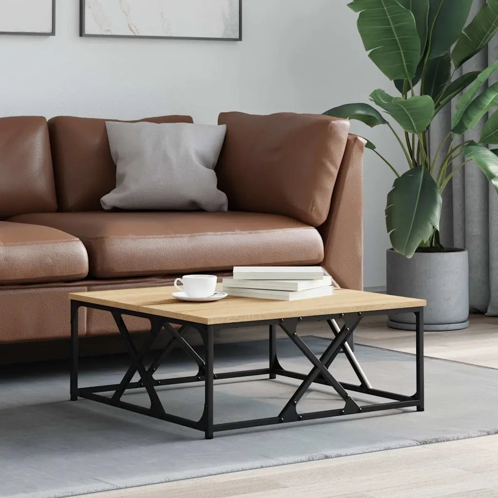 Tavolino da salotto | Tavolino da caff¨¨ | Tavolino da Soggiorno Rovere Sonoma 70x70x30 cm Legno Multistrato