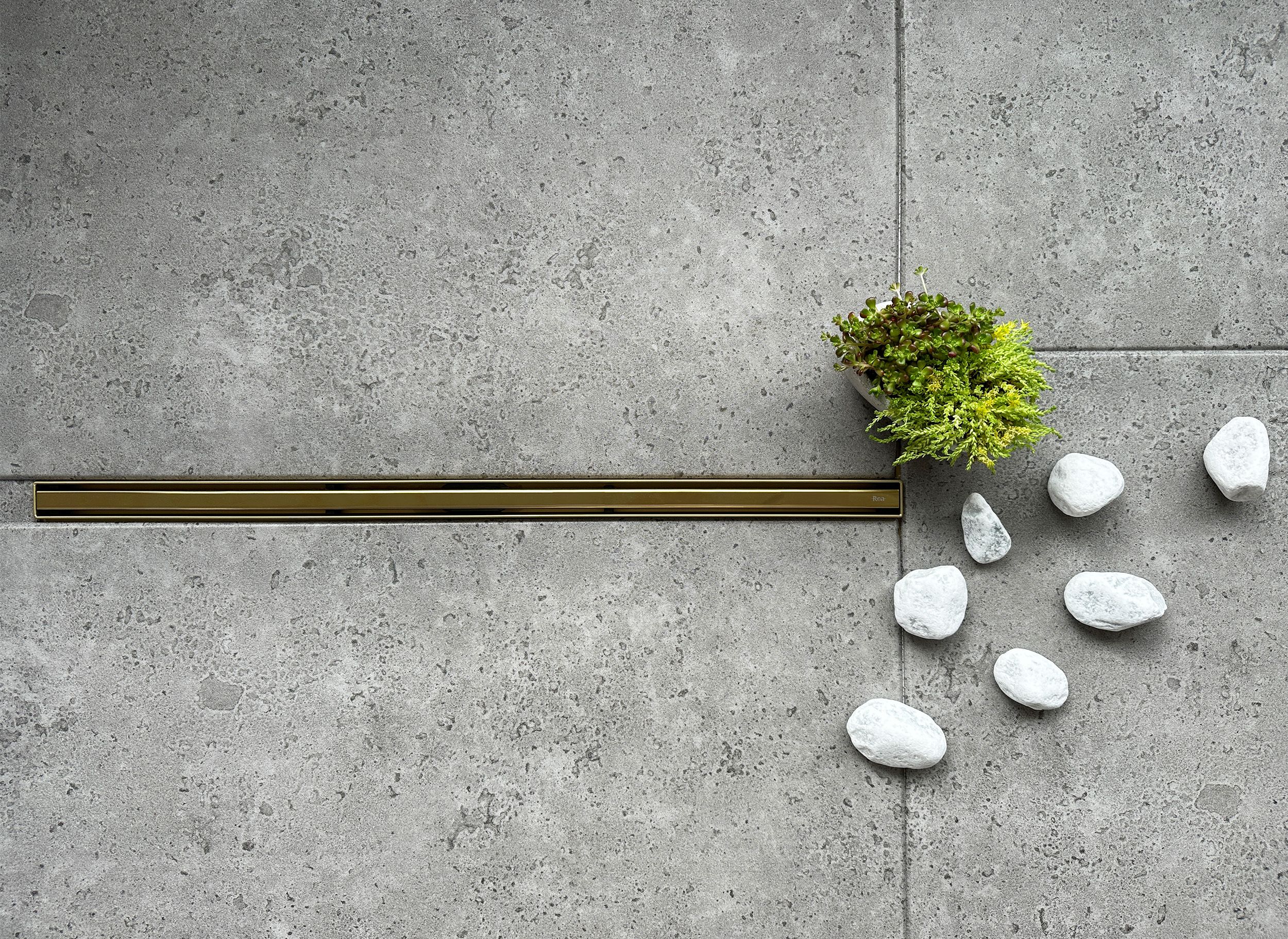 Scarico Lineare Rea Neox Slim Pro Gold 60