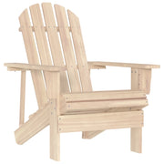 Sedia da Giardino Adirondack in Legno Massello di Abete