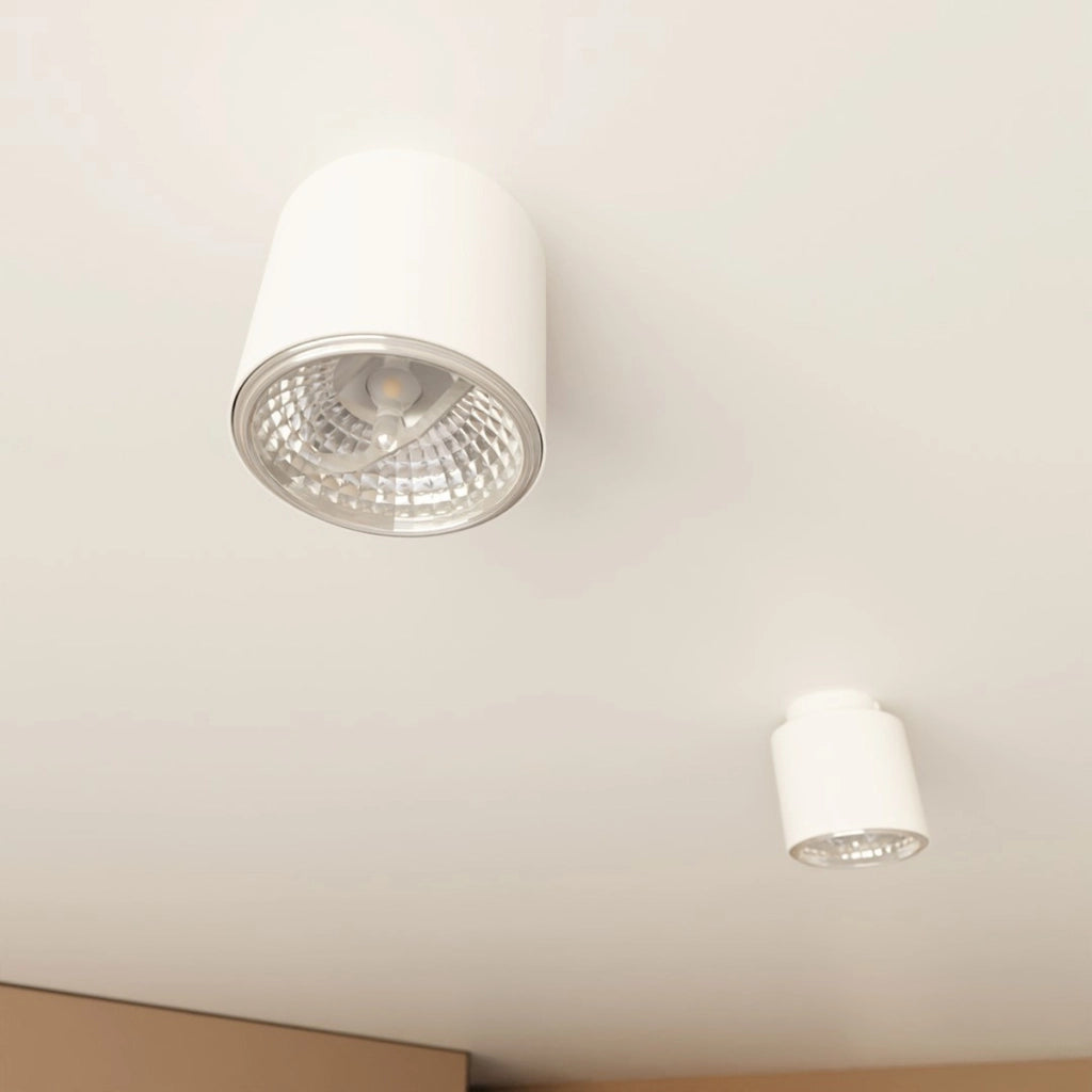 Faretto Nano in acciaio bianco