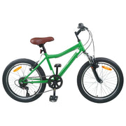 Bicicletta per Bambini 24 Pollici 6-Speed per 8-12 anni Verde