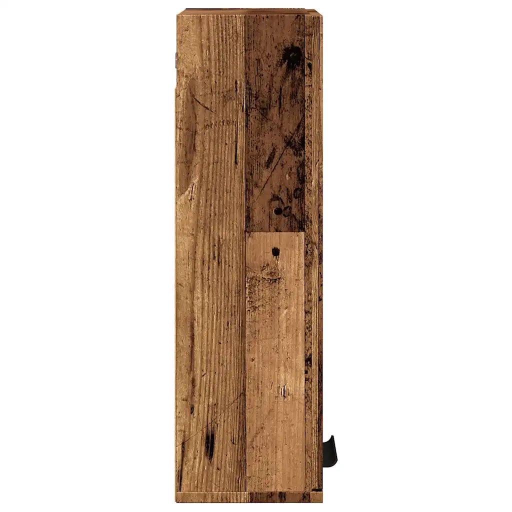 Mobile da Bagno a Parete Legno Antico 32x20x67 cm 856937