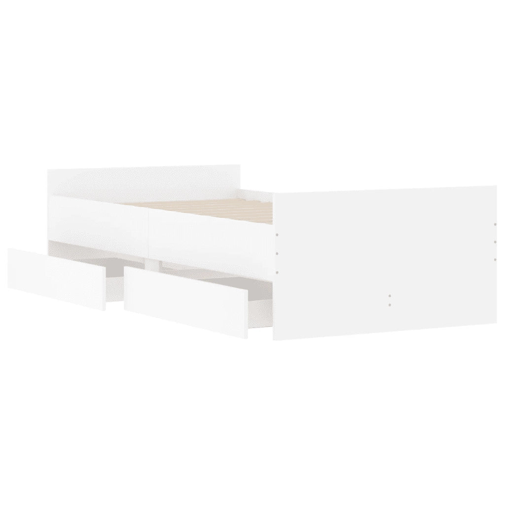 Giroletto con Cassetti Bianco 100x200 cm 3207364