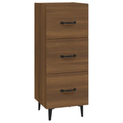 Credenza | Madia | Buffet da pranzo | Armadio da pranzo Rovere Marrone 34,5x34x90 cm in Legno Multistrato