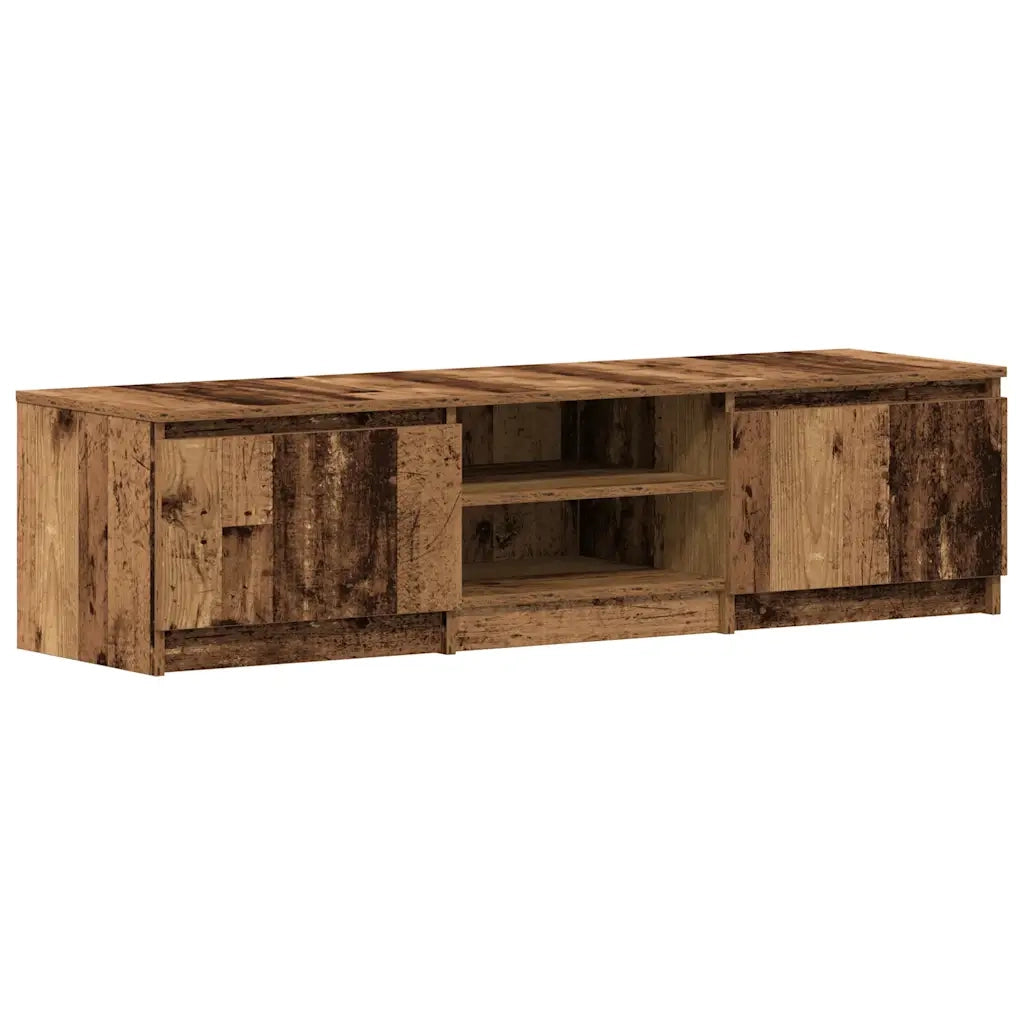 Mobile TV Legno Antico 140x40x36 cm in Legno Multistrato 861138