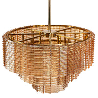 Lampadario A Sospensione Da Soffitto APP1677-8CP Marrone