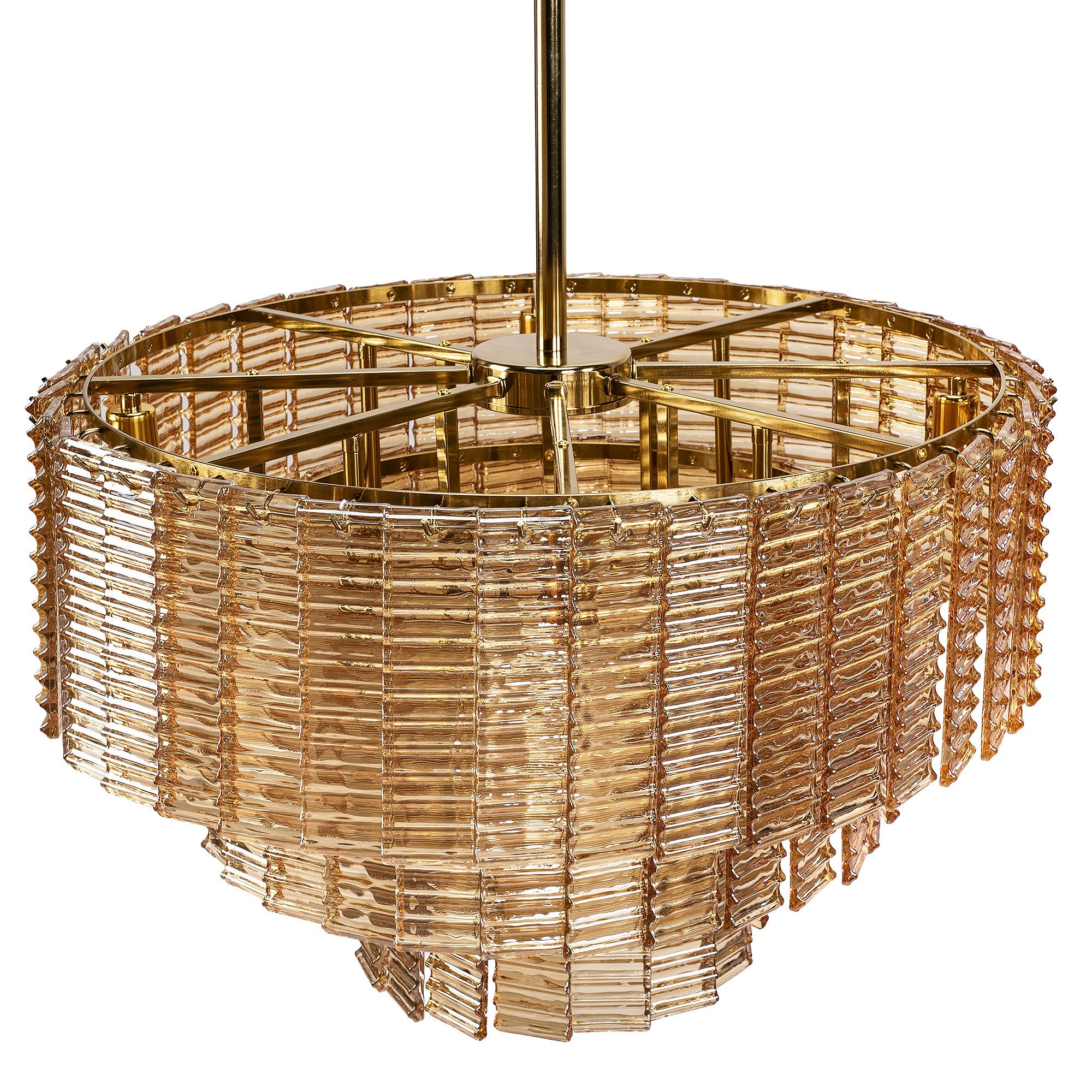 Lampadario A Sospensione Da Soffitto APP1677-8CP Marrone