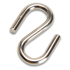 GANCIO A S PER CATENA D 2,4 MM ACCIAIO NICHELATO- 2,0 centinaia