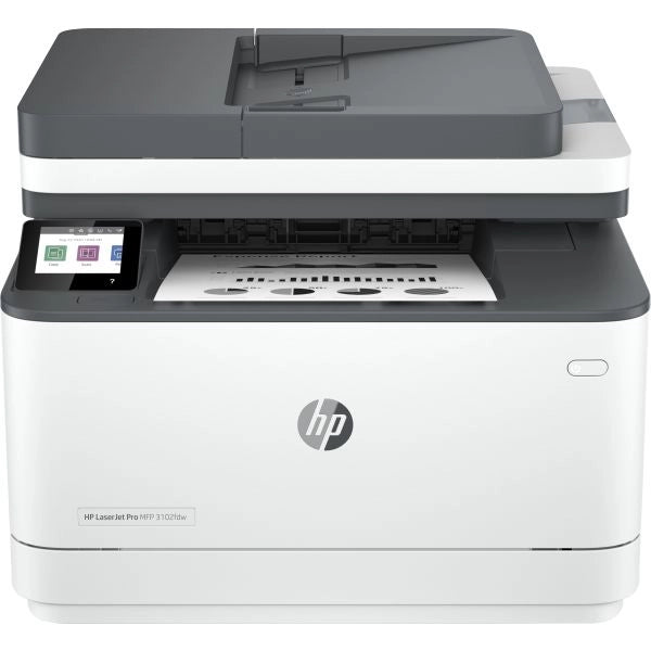 Hp laserjet pro 3102fdw wireless multifunction bianco e nero stampante, fotocopiatrice, scanner fronte/retro - 3G630F#B19