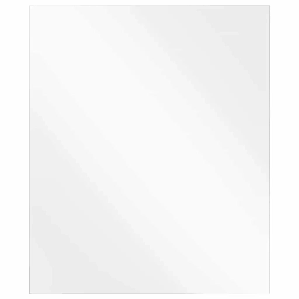 Specchio da parete Rettangolare 50 x 60 cm vetro temperato 42023026