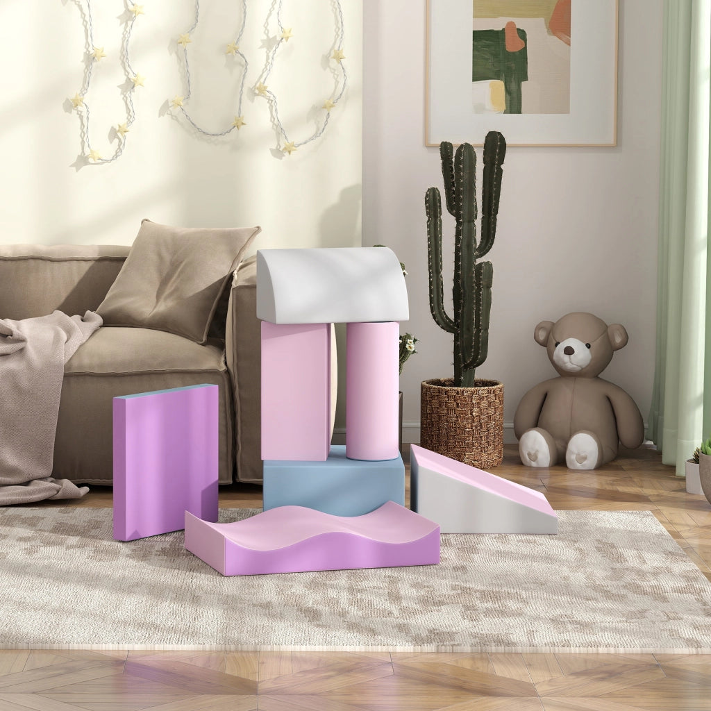 Set Blocchi Schiuma Gioco ¨C Xylo ¨C Pelle Sintetica Multicolore 40x40x20cm 1-3 Anni