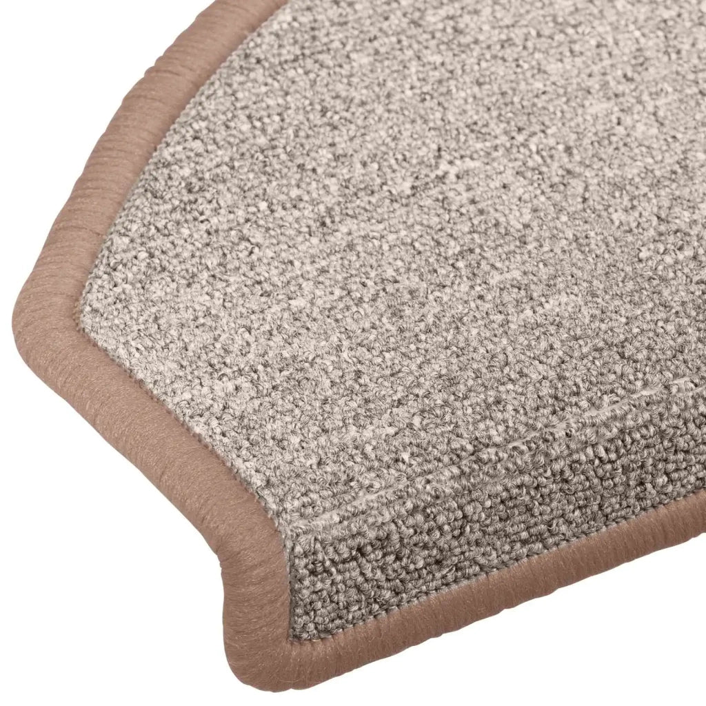 Tappetini per scale autoadesivi 15 pcs Marrone Chiaro
