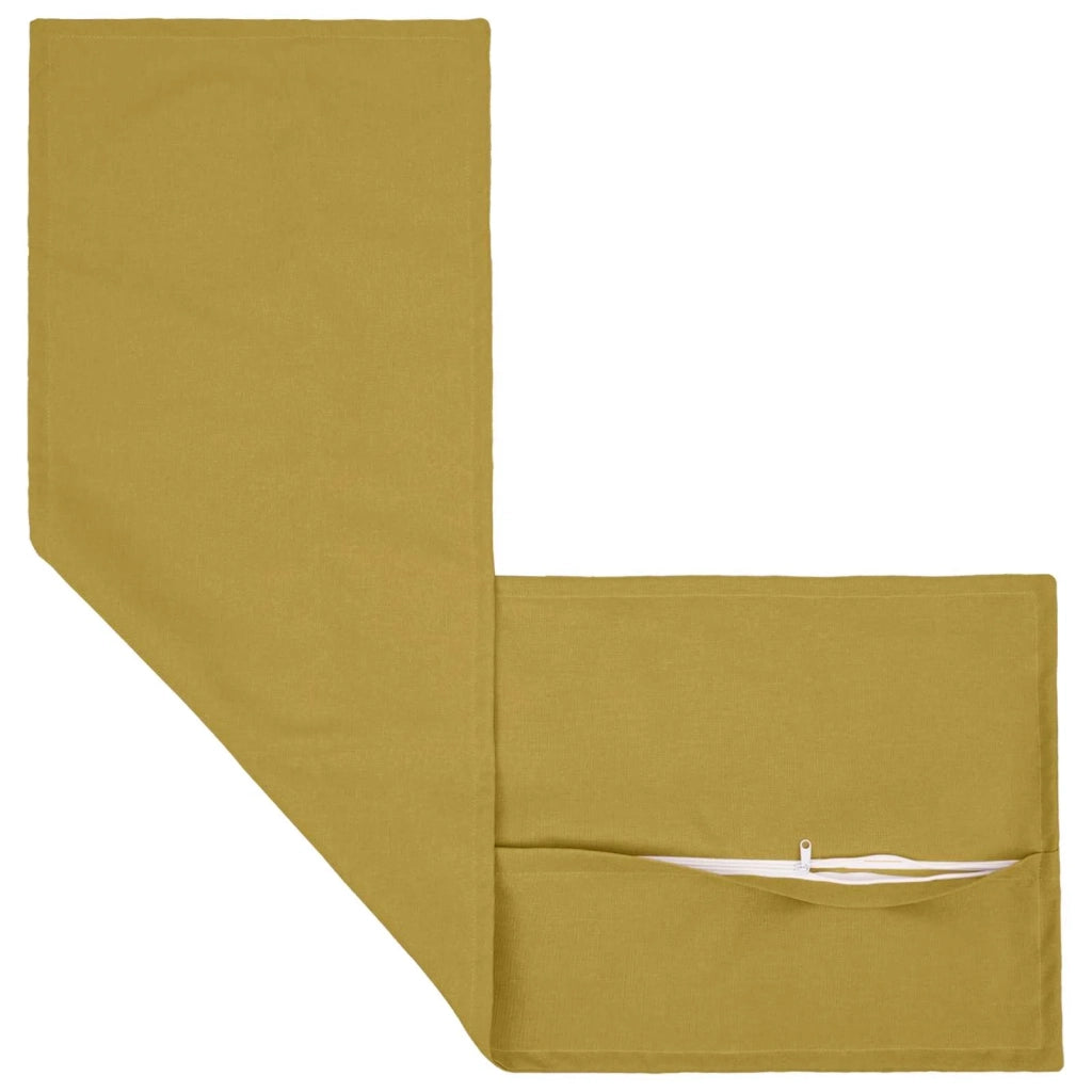 Cuscino con cuscino HOUTEN Verde chiaro 40 x 145 cm Lino 934283