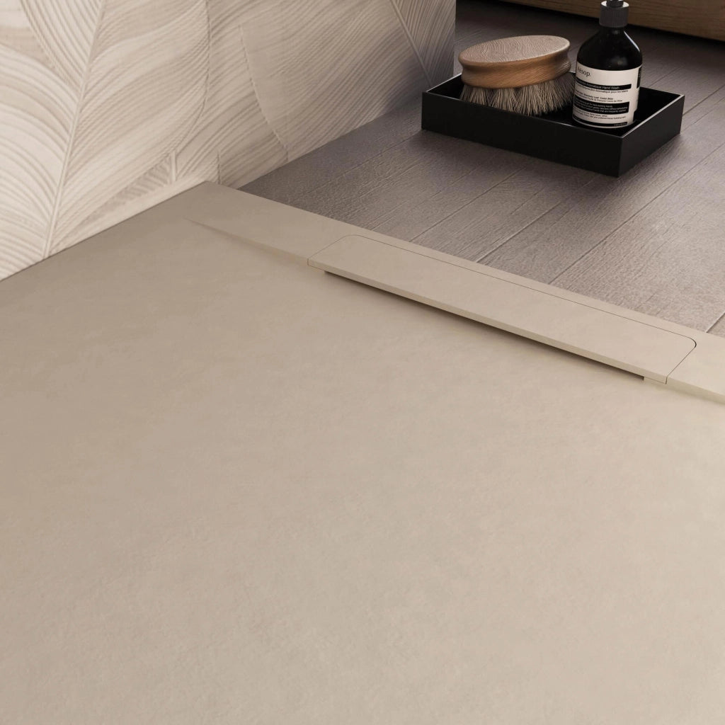 Piatto Doccia in Pietra 80x190 cm Bonussi Ardesia Calcutta Crema