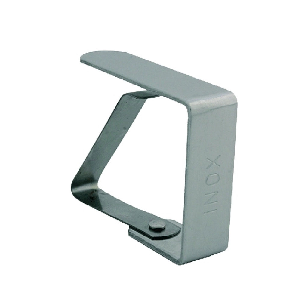 Fermatovaglia a molla 40mm acciaio inox tavolo legno plastica acciaio