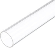 Tubo Acrilico 6 Pollici - Translucido - Rigidito - 34 mm x 40 mm - Tubazioni Acquario - Alta Transparenza - Sostenibile - Tubo in Plastica