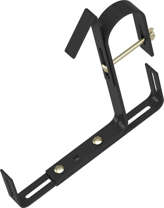 Bassa bloombasket per ringhiere rotonde - antracite - carico 25 kg - Ø 45 cm