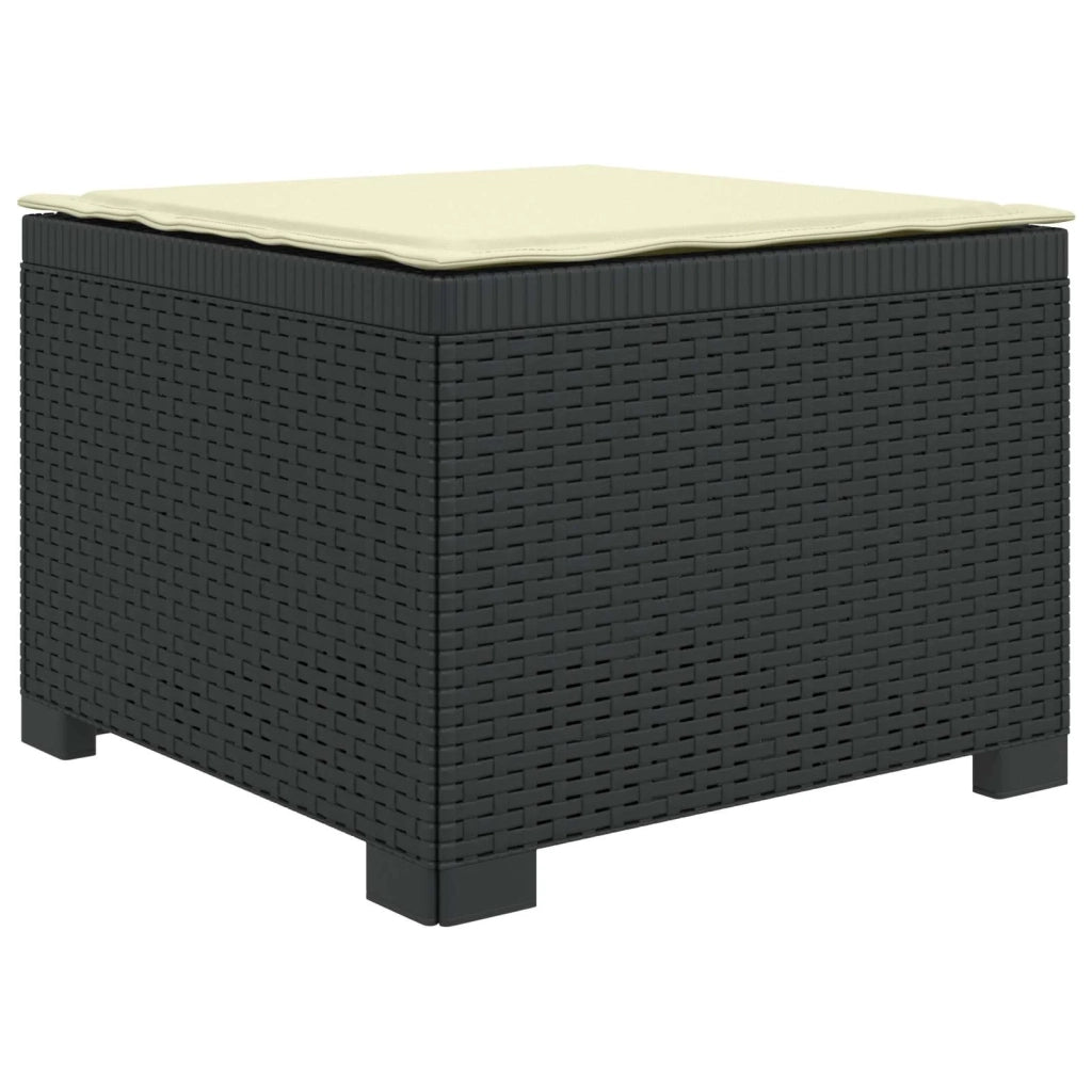 Divano da giardino 3 posti con cuscini in look rattan PP 8011888